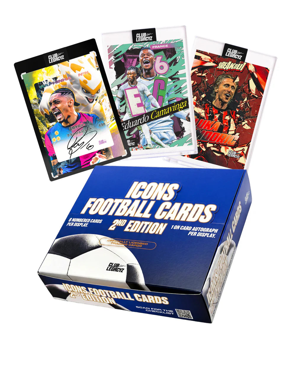 Display Icons Football Cards + 1 Minibox Icons Football Cards OFFERTE