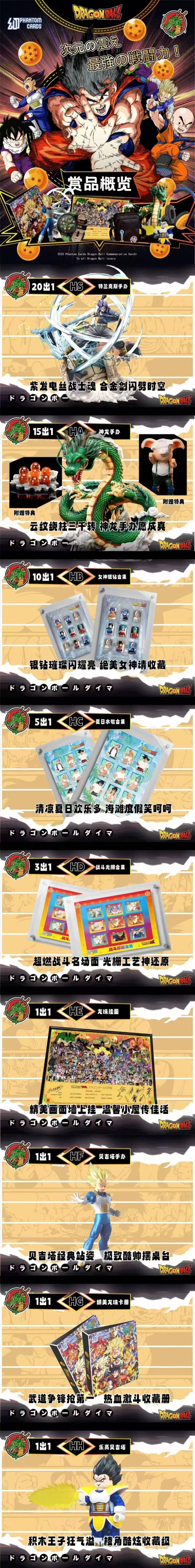 Dragon Ball Phantom Cards boite 12+1 booster pack