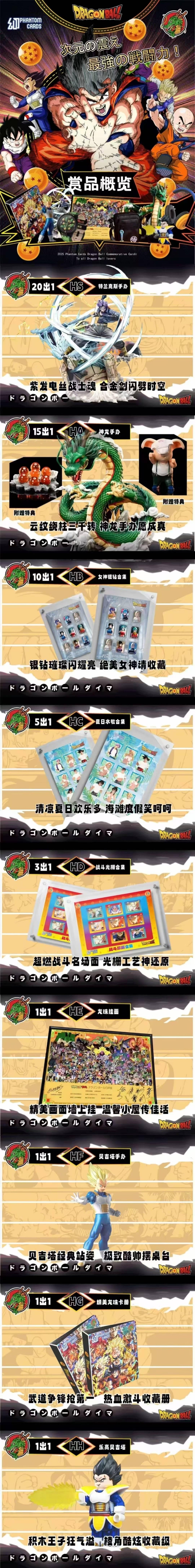 Dragon Ball Phantom Cards boite 12+1 booster pack