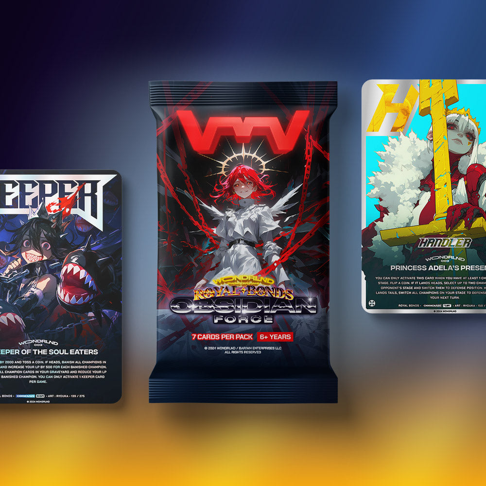 Boite de 20 Boosters - WONDRLND - Royal Bonds : Golden Dawn/Obsidian Force